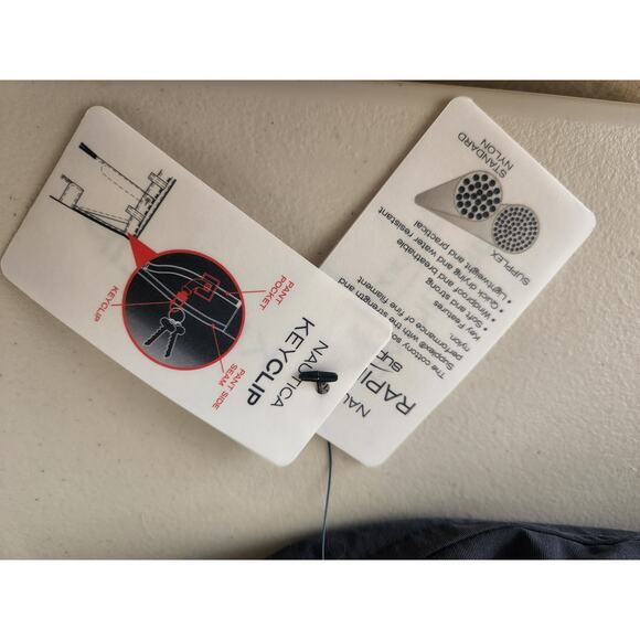 Navy Blue Nautica Explorer Shorts XXL Rapid Dry Built in Key‎ Clip - Picture 4 of 6